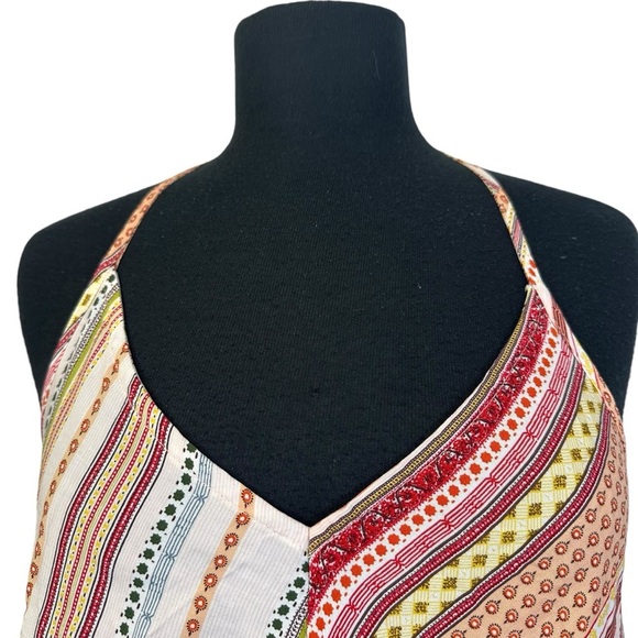 Evolutionary Printed Halter Top L - Picture 2 of 13